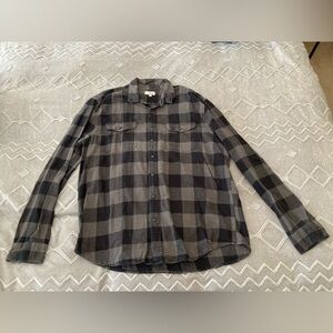 Sonoma Black Checkered Flannel